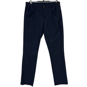 Old Navy Active Pants Mens 34X32 Blue Chino Tech Hybrid Slim 4 Way Stretch